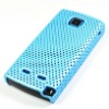 Blue Mesh Skin Hard Back Case Cover For Nokia 5250