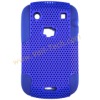 Blue Mesh Surface With Silicone Inside Skin Cover Shell For Blackberry Bold 9900