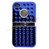 Blue Raindrops Hard Case Shell Skin With a Stand For iPhone 4 4S