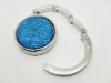 Blue Rhinestone Handbag Hanger