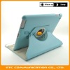 Blue Sleep Case for iPad 2,Magnet PU Leather Case for iPad2,360 Rotating Swivel Case,Cover for iPad 2,7 Colors,OEM welcome