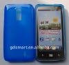 Blue TPU Cover Skin Flex Gel Case For LG Revolution 2 VS920 Optimus LTE LU600