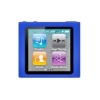 Blue TPU Crystal Silicone Skin Case for Apple iPod Nano 6 6th Generation