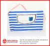 Blue&White Striped Cosmetic Bag