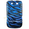 Blue Zebra-StripeDesign Two Parts Plastic Hard Skin Cover For Blackberry Torch 9800