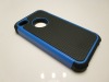 Blue bullet hole case, combo/silicone case for iphone 4