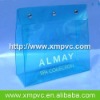 Blue clear button bag with logo printing XYL-G032