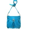 Blue color fashion lady shoulder bag