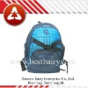 Blue design student bag