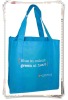 Blue non woven shopping bag