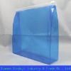 Blue of pvc cosmetic bag with your print for promotion