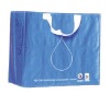 Blue pp non woven shopping bags(W800288)