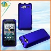 Blue rubberized cell phone case for HTC Evo shift 4G