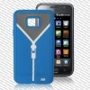 Blue silicon soft case for Samsung i9100