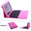 Bluetooth Keyboard+ leather case for iPad2