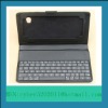 Bluetooth plastic keyboard with leather bag for sansung galaxy p1000