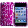 Bothsides Fantastic Pink Net Hard Protect Skin Case For iPod Touch 4
