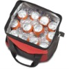 Bottle tin beer cooler bag  with zipper