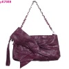 Bowknot shoulder bag leather 6766