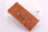 Brand Classic Coffee long pattern leather women men wallet,JI-002A