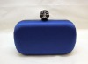 Brand Skull  Silky satin lady clutch  bag