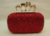 Brand Skull  lady crystal clutch  bag