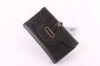 Brand fashion black short pattern leather wallet purse,JI0005A
