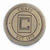 Brand label,metal badge,embossed