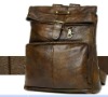 Brand leather office shoulder bags for men 2012