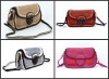 Brand name weave fashion shoulder bags