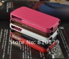 Brand new Genuine flip leather case bag skin cover leather pouch case for iphone 4g 4s