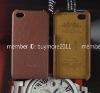 Brand new Genuine leather bag case cover leather pouch case for iphone 4g 4s