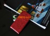 Brand new Genuine leather case snake skin cover leather pouch case for iphone 4g 4s