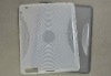 Brand new and fashion TPU case with concentric circle pattern for the new ipad