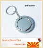 Brand new blank handbag hanger with key ring without any decoration