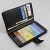 Brand new leather wallet case leather pouch for samsung galaxy Note i9220