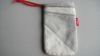 Brand polyester microfiber fabric drawstring mobilephone packaging pouch