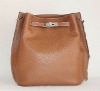 Brand woman leather bucket bag