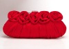 Bridal Bag Satin Single Side Rosette Clutch Multicolour