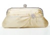 Bridal Best Choice Exquisite Satin Evening Hard Clutch Bag 063