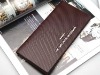Brief long leather man wallet