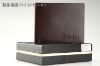 Brief paragraph leather man wallet