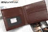 Brief paragraph leather man wallet