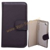 Brown Brand New Flip Leather Cover Skin Case For Apple iPod Touch4