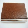 Brown Business Card Holder Leather