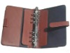 Brown Color Leather Ring Binder