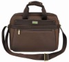 Brown Computer Briefcase Tote 14" 1680D