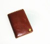 Brown Cow leather 10 page cards bag (SA-0742)