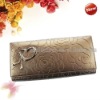 Brown Fashion Colorful Heart Long Lady Clutch Wallet/Purse