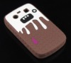 Brown Halloween Devil Silicone Case For Backberry 9700/9020